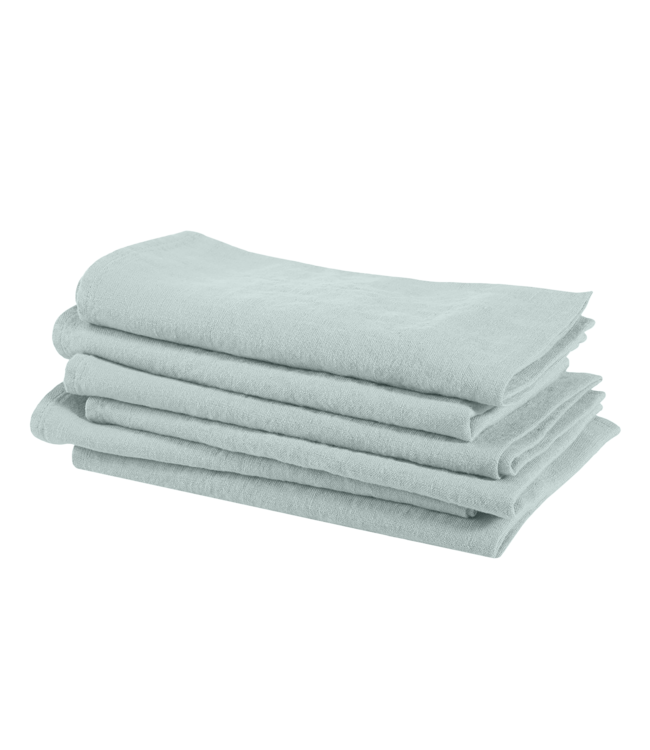 Linge Particulier Napkin linen - pale blue