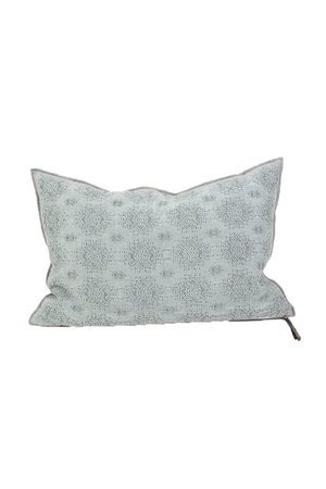 Maison de Vacances Cushion vice versa, stone washed jacquard kilim - aqua