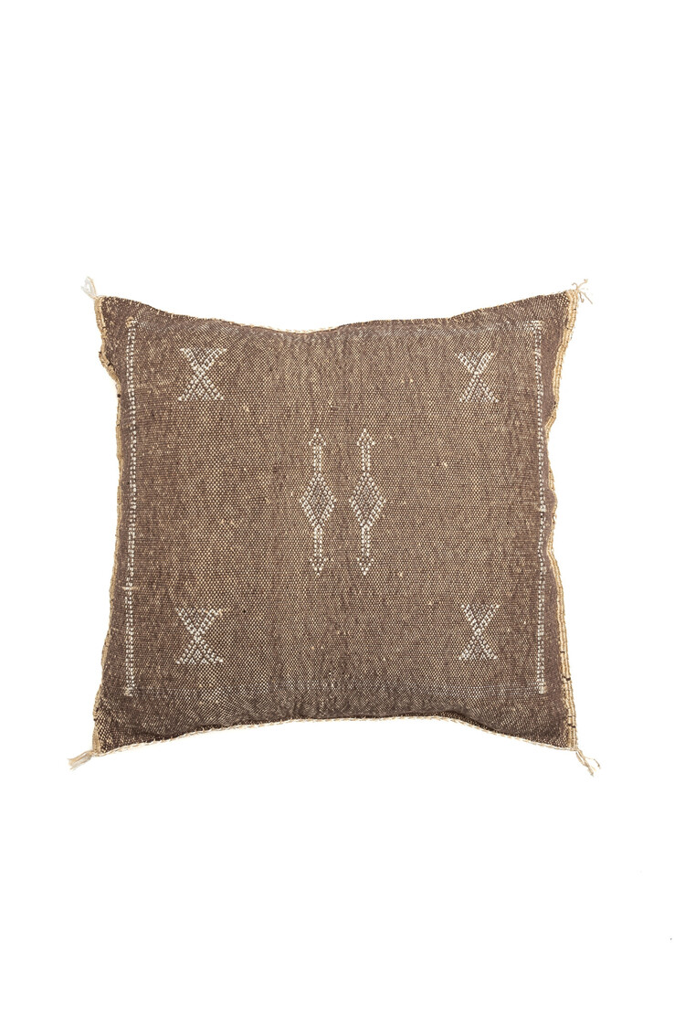 Sabra kussen coffee vierkant