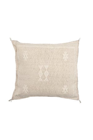 Sabra pillow offwhite square