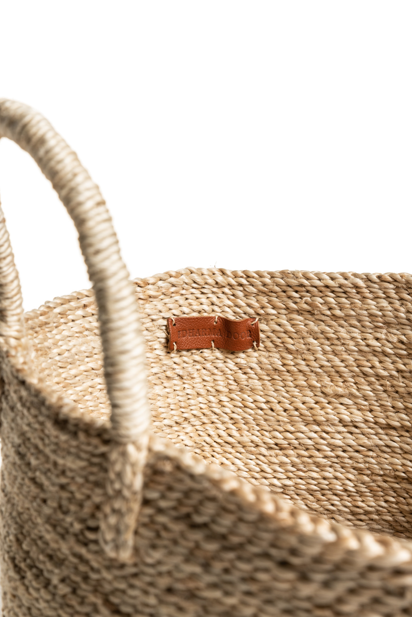 Large round jute basket Natural • Couleur Locale