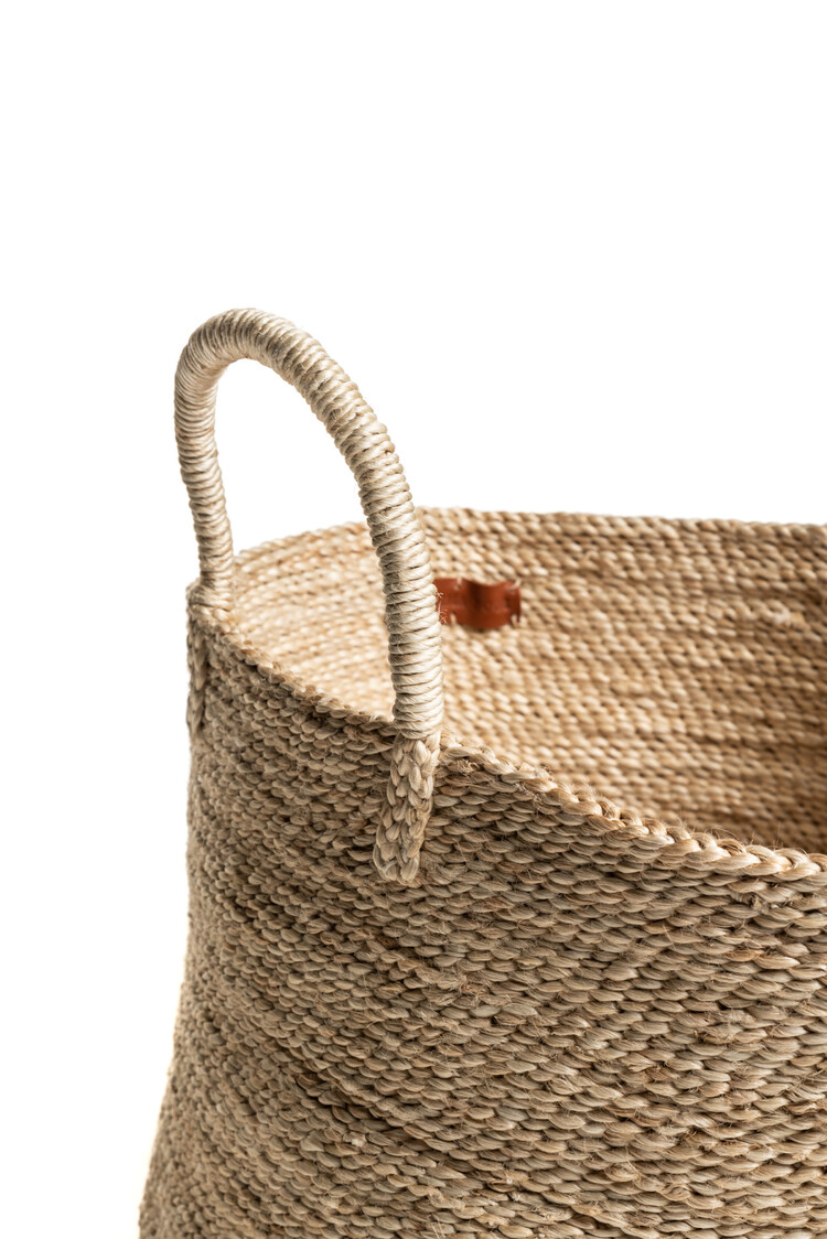 The Dharma Door Large ronde jute mand - naturel