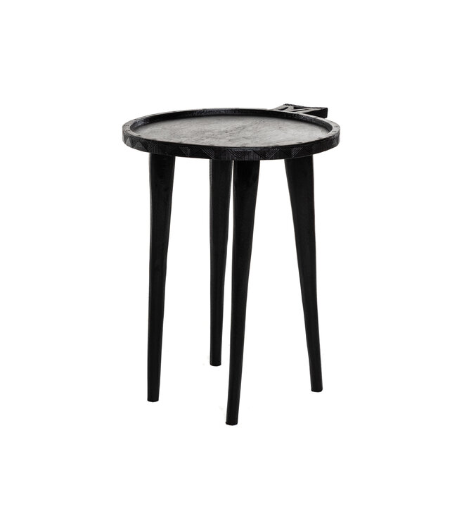 Ethiopian coffee table - black