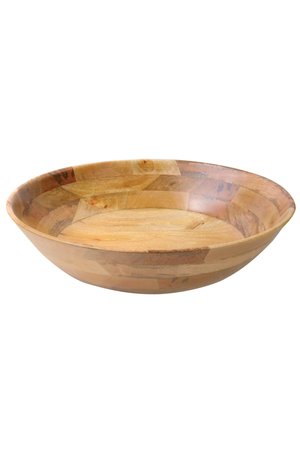 Mango wood round bowl XL