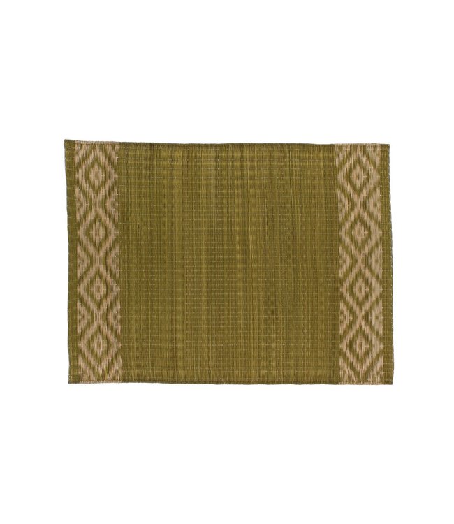 Caravane Madur kathi riet placemat - olive naturel