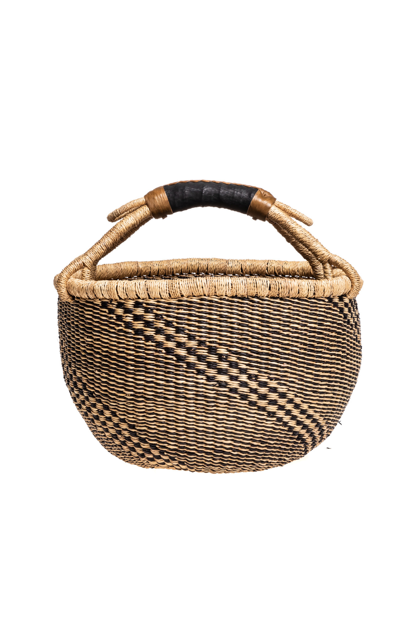 pics Bolga Baskets Near Me bolga mand met lederen handvat 14