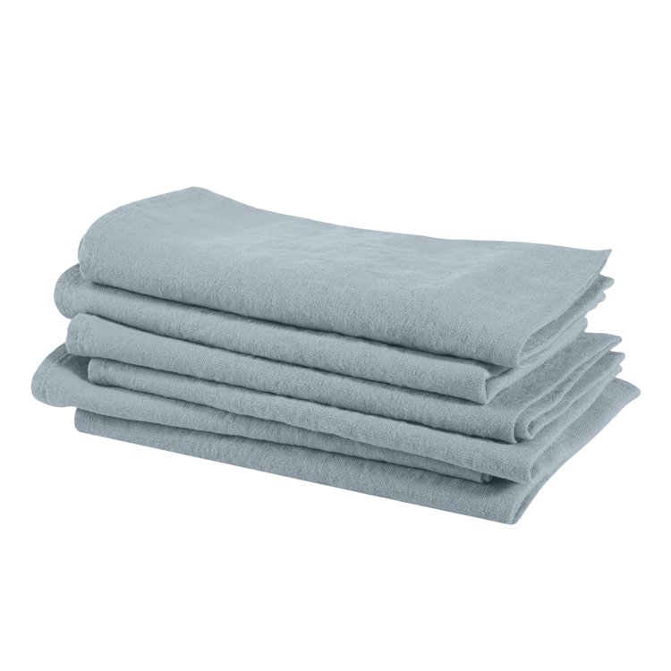 Linge Particulier Servet linnen - scandinavian blue