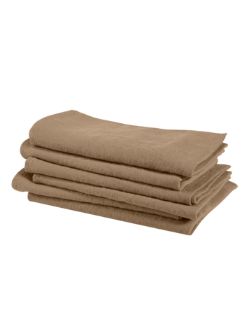 Linge Particulier Napkin linen - camel