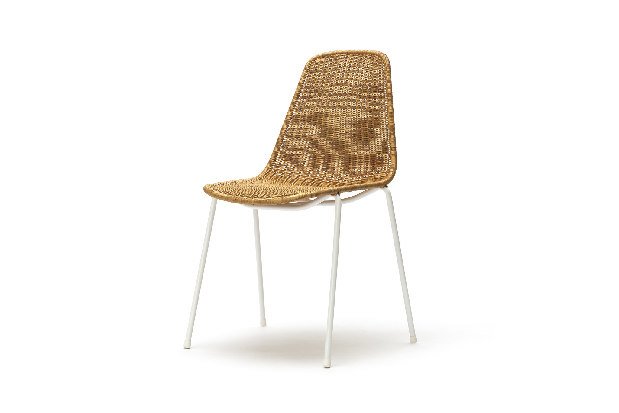 Basket chair white/ pulut natural (indoor)