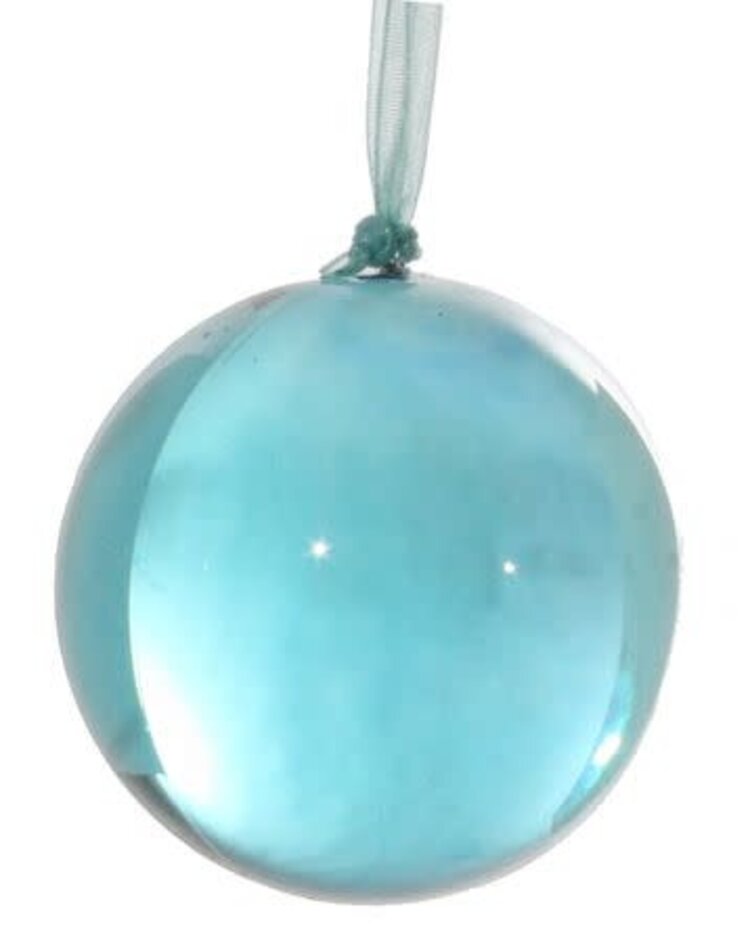 Kerstbal acryl - turquoise