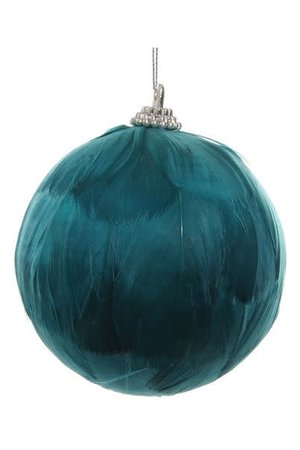 Feather ball green-blue