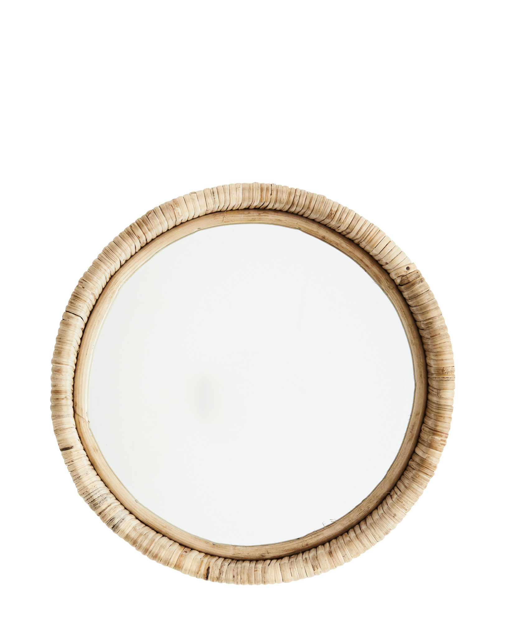 mirror with bamboo frame