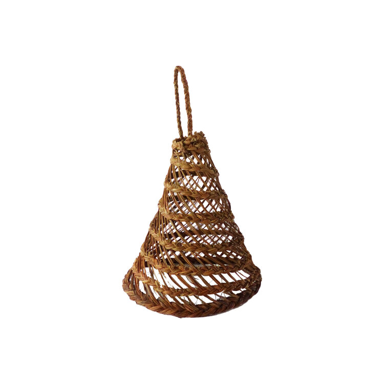 Hanglamp 'Cag' - conisch - noisette
