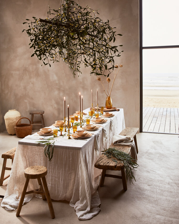 Caravane Candleholders Jya, set of 3 - gold