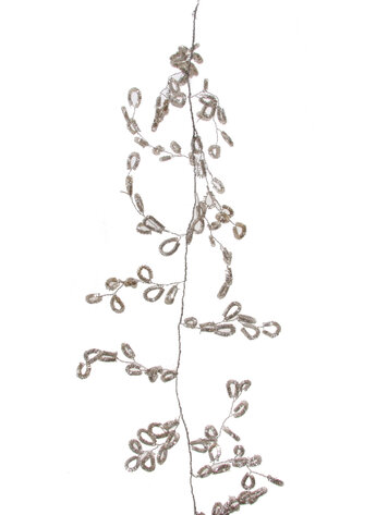 Wire garland silver