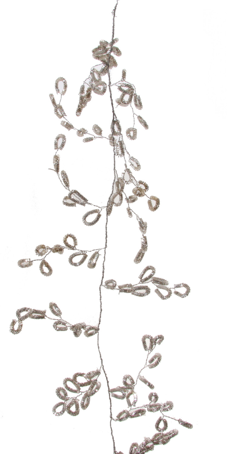 Wire garland silver