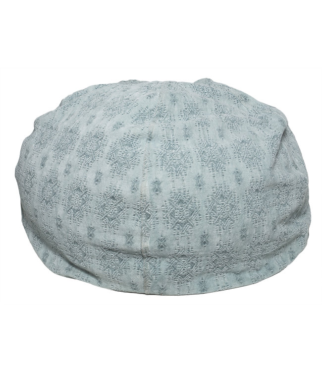 Maison de Vacances Pouf bulle, jacquard stone washed kilim - aqua