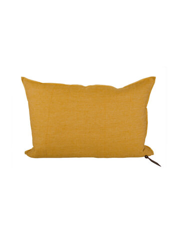 Maison de Vacances Kussen vice versa, lin lavé froissé - ocre/givré