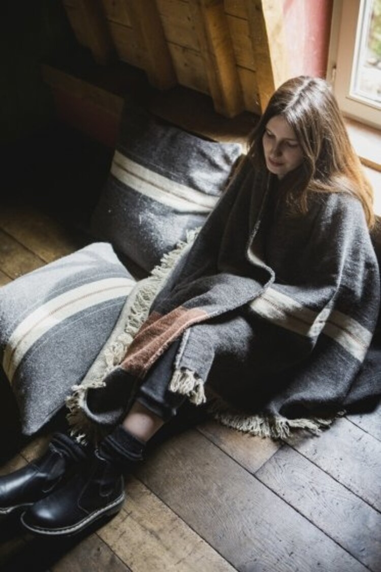 Libeco Luc throw - stripe