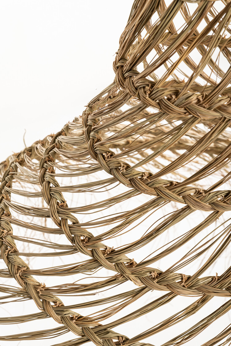 Suspension lamp sea grass with fringes