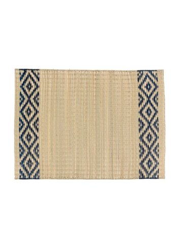 Caravane Madur kathi riet placemat - naturel & indigo