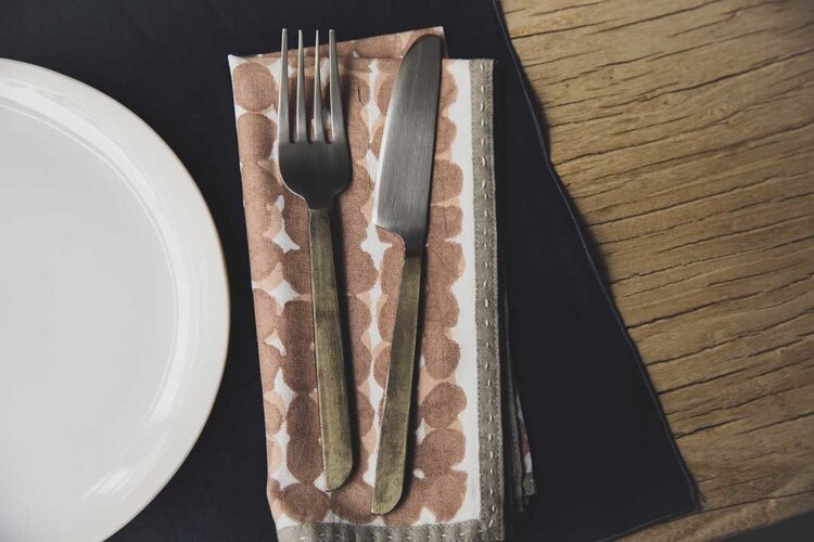 Caravane Knife Aurea small - gold/silver