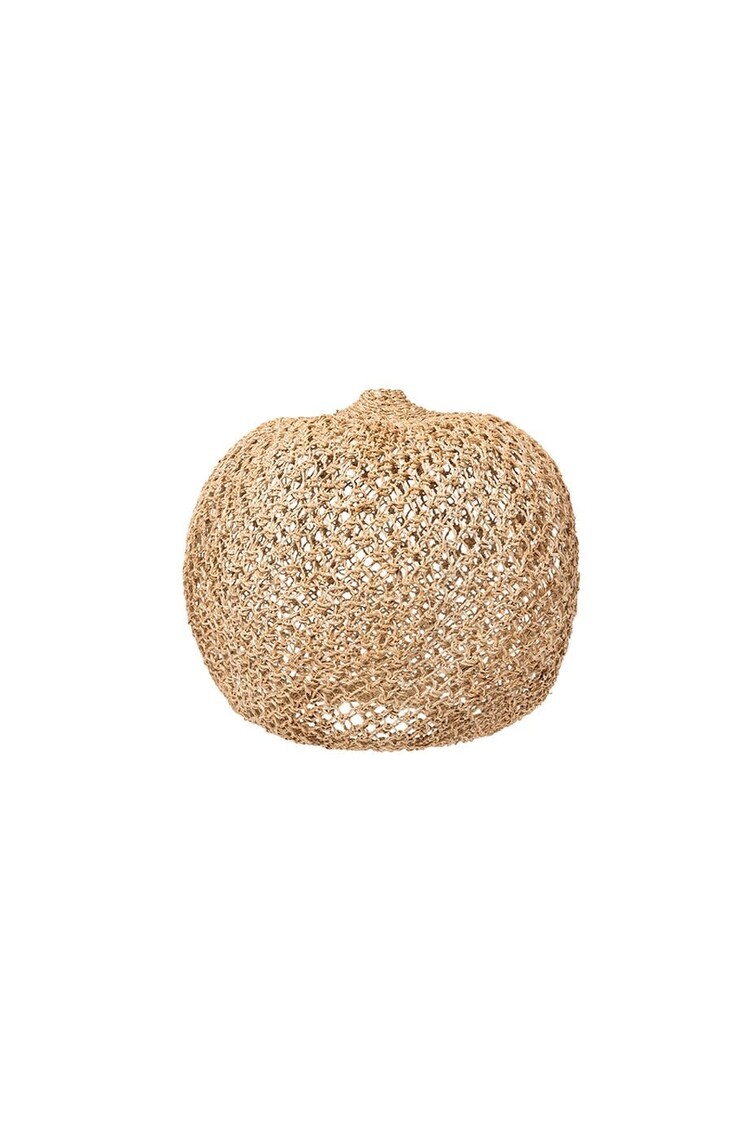 Caravane Balbi banana-fibre hanging ceiling light 'boule' - natural