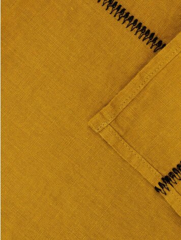 Caravane Tafelkleed Noé, gewassen linnen - mordore