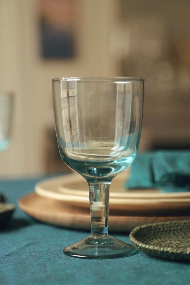 Caravane Gerecycleerd wijnglas Hera - ecume - small