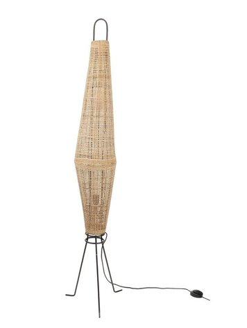 Caravane Vloerlamp 'Naasha', rotan - naturel
