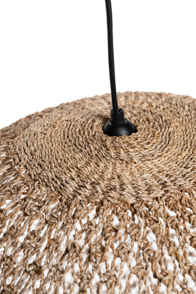 Caravane Balbi hanglamp bananenvezel 'boule' XL - natural