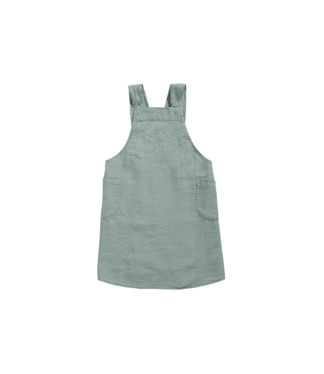 Japanese apron linen - adult sage