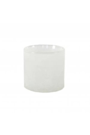 Tell Me More Frost candleholder - white