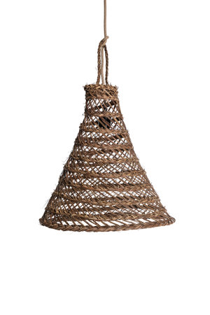 Hanglamp 'Cag' - conisch - noisette