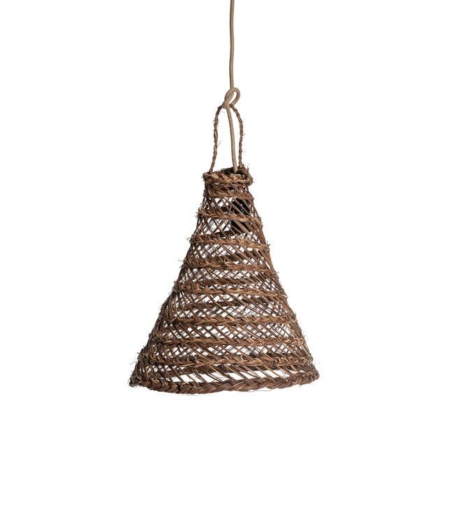 Hanglamp 'Cag' - conisch - noisette