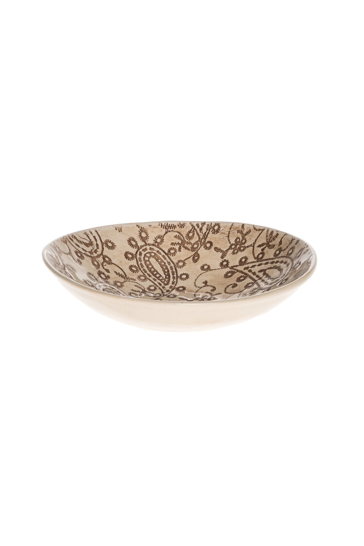 Wonki Ware Salsa dish round large - pattern