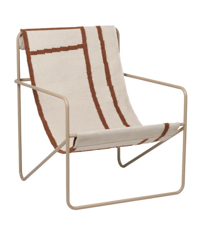 Ferm Living Desert lounge chair - cashmere/shape