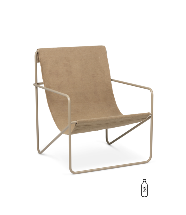 Ferm Living Desert lounge chair - cashmere/sand