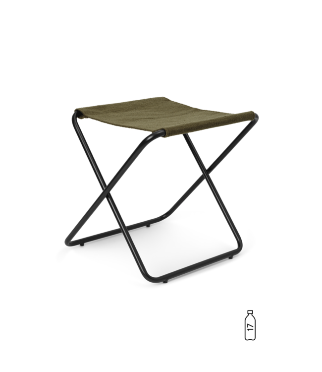 Ferm Living Desert stool - black/olive