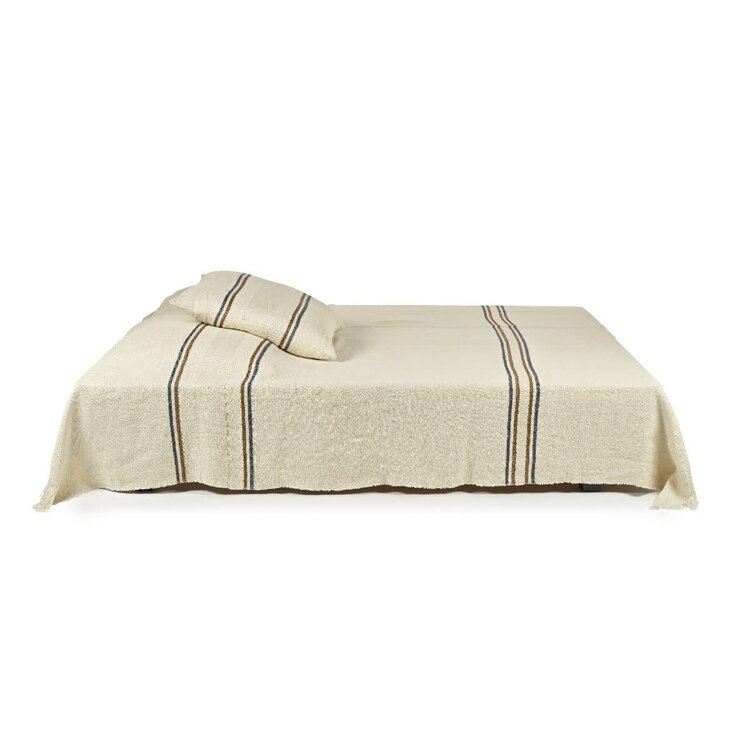 Libeco Auburn coverlet - stripe