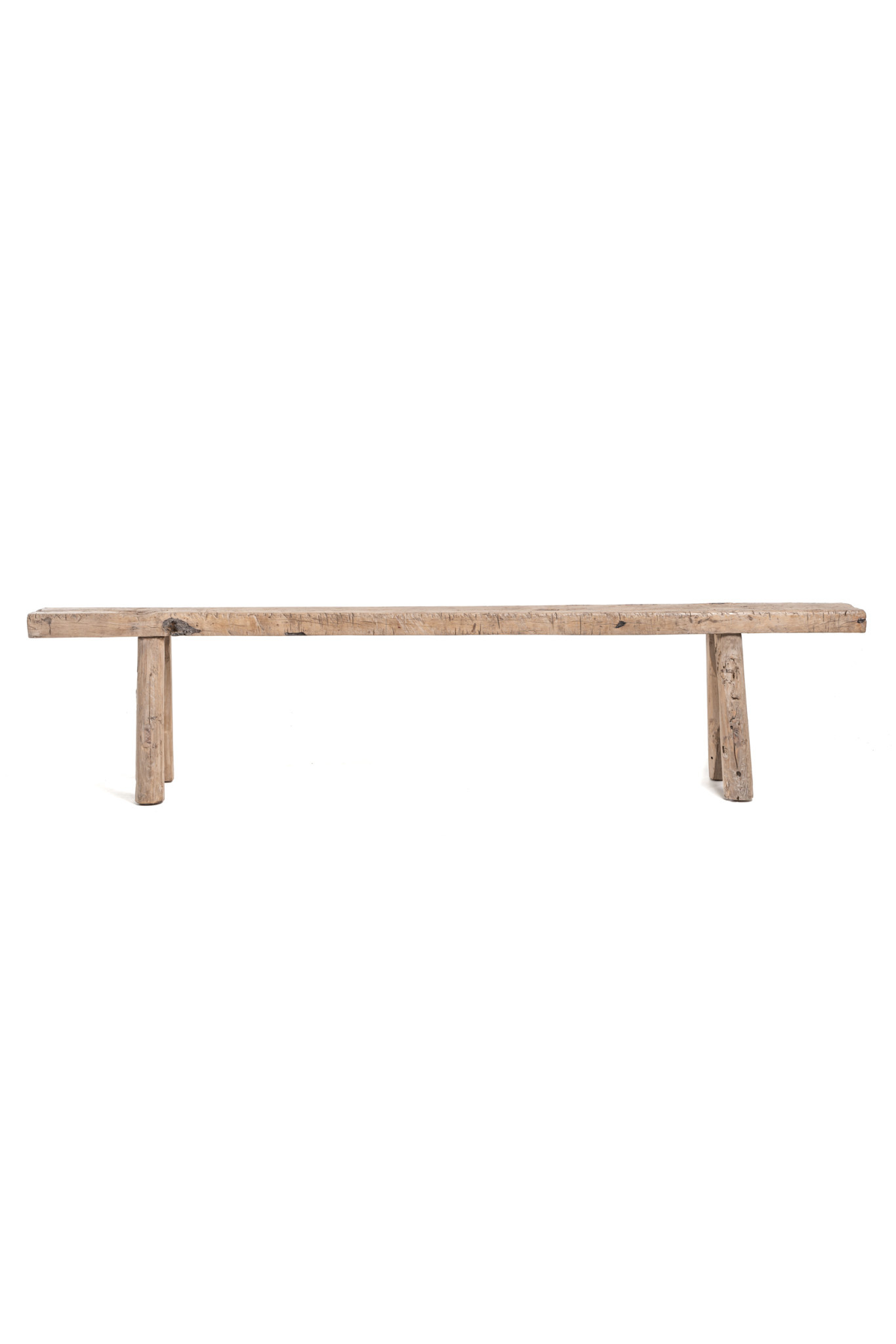 Narrow Bench Weathered Elm Couleur Locale