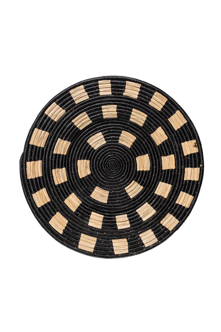 Extra large black geo wandschaal