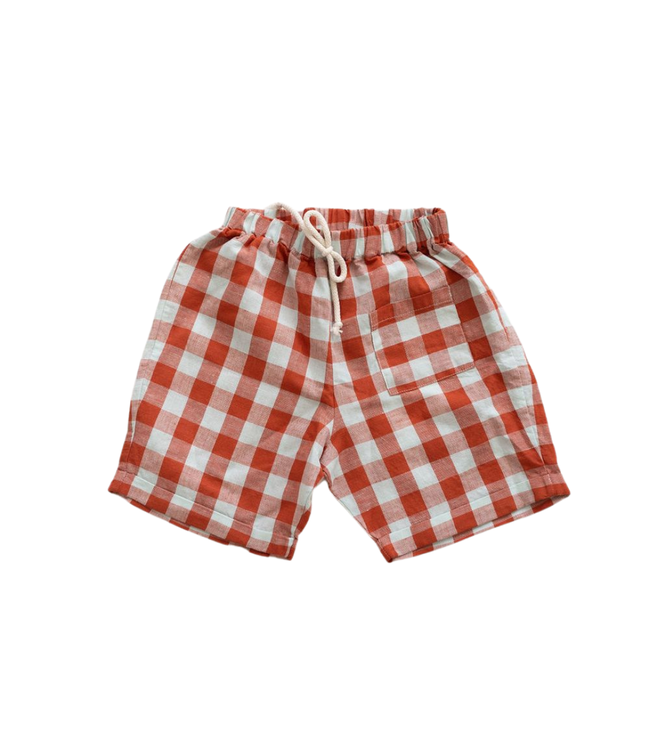 Fin & Vince Pocket shorts - picnic plaid