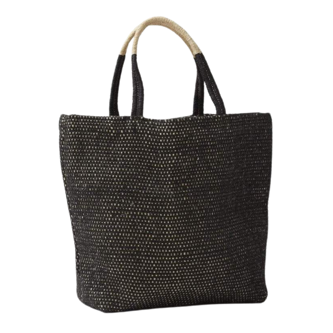 Tantu jute shopper - charcoal • Couleur Locale