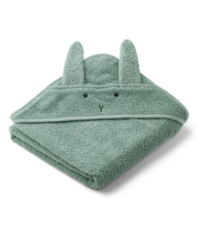 Augusta hooded towel - rabbit peppermint