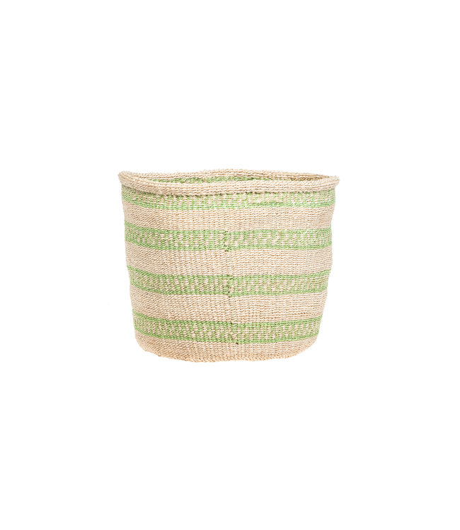 Sisal basket Kenya - colorful, practical weave #295