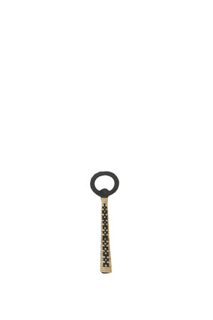 Iron bottle opener with cane