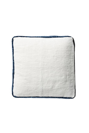 Bogolan cushion indigo #2