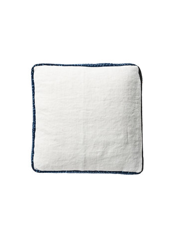 Bogolan cushion indigo #2