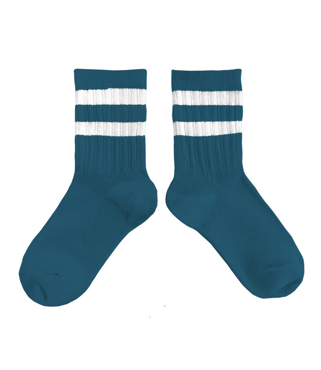 Nico - socks sport stripe - joli paon